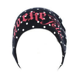 Rocke Fella Kids Black Polka Dot Beanie - Traclet