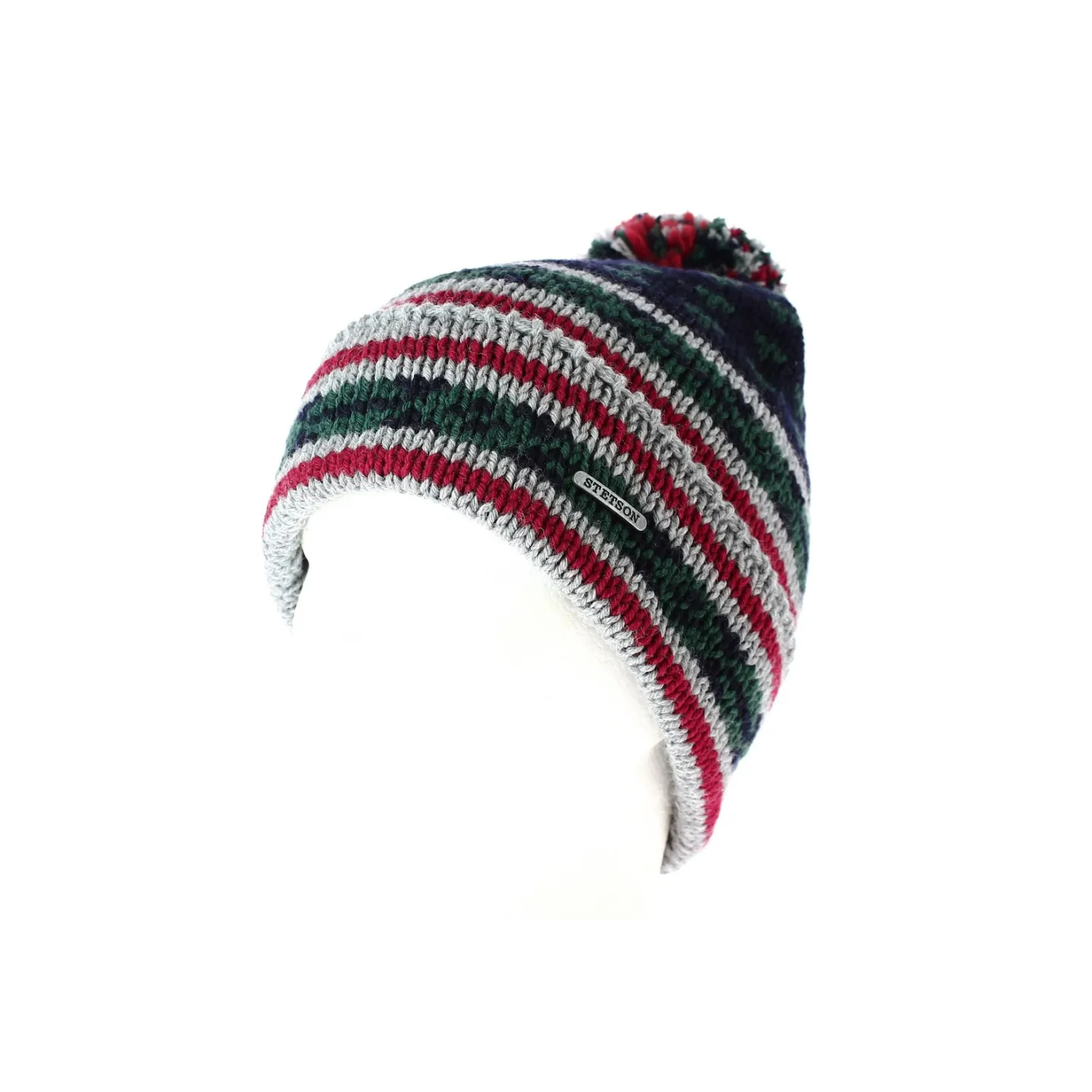 Bonnet à Pompon Vert Oslo- Stetson Reference : 8983 | Chapellerie Traclet