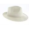 White Waterproof Wool Felt Fedora Hat Reference: 8988 | Traclet Hat Shop