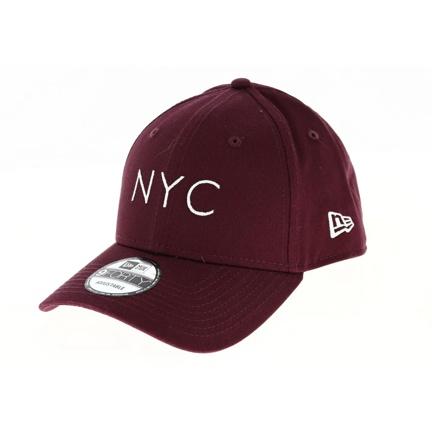 Casquette Baseball Essential 9FORTY NY Bordeaux - NEw Er Reference : 8990 | Chapellerie Traclet