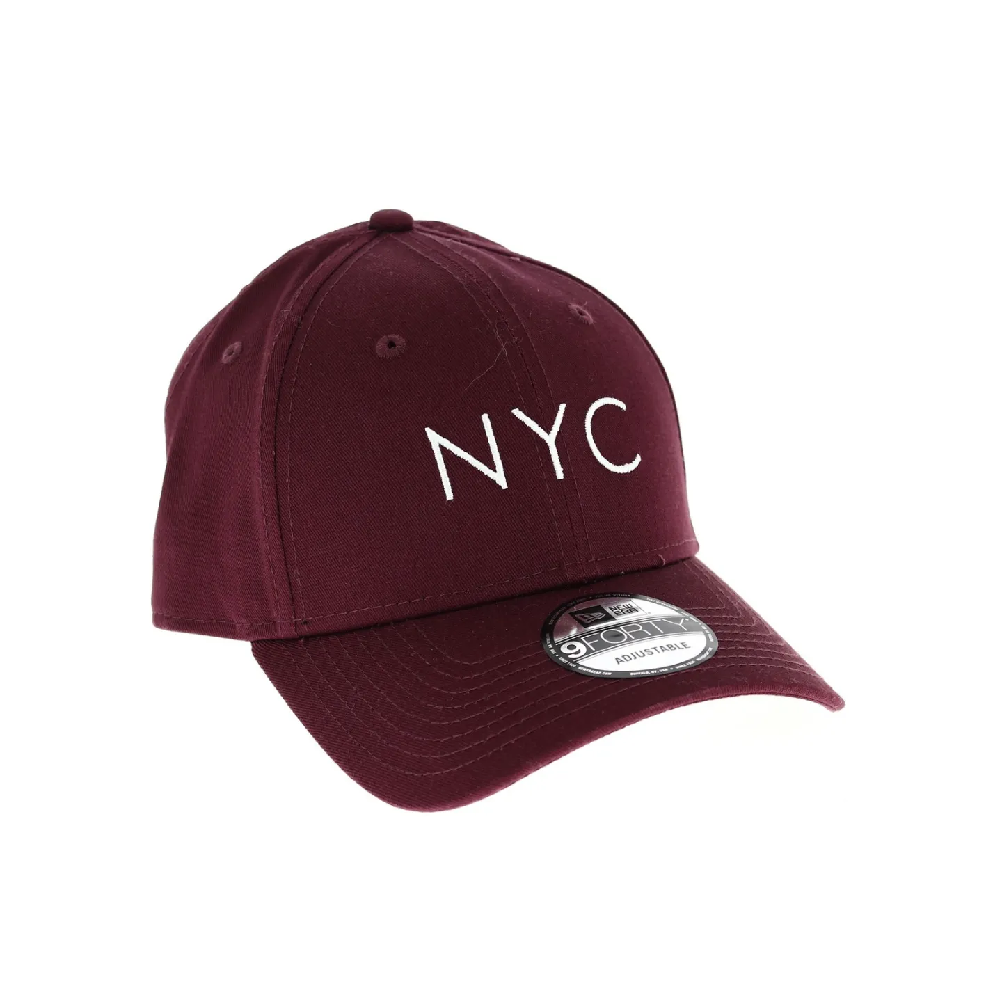 Casquette Baseball Essential 9FORTY NY Bordeaux - NEw Er Reference : 8990 | Chapellerie Traclet