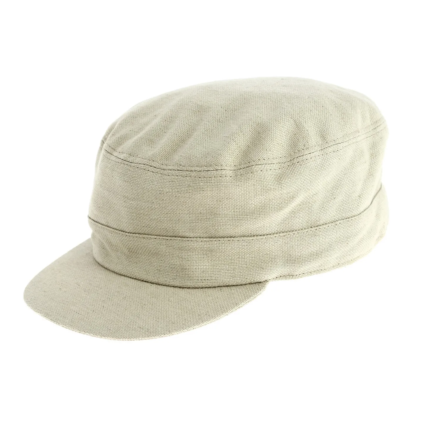 Casquette Cubaine Lin & Coton Beige - Stetson Reference : 8997 | Chapellerie Traclet