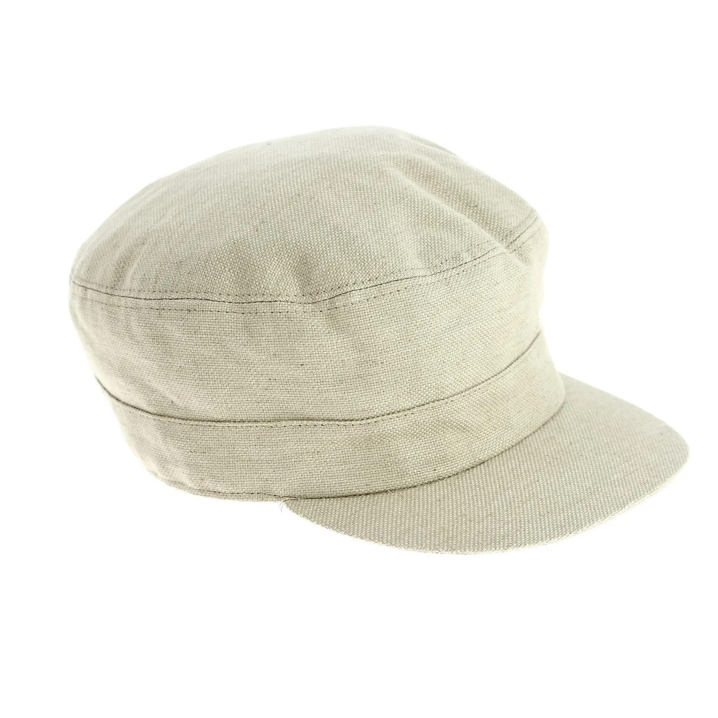 Casquette Cubaine Lin & Coton Beige - Stetson Reference : 8997 | Chapellerie Traclet