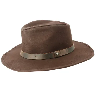 Thorpe II Cotton Brown Traveller Hat - Brixton Reference: 8999 | Traclet Hat Shop