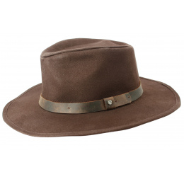 Thorpe II Cotton Brown Traveller Hat - Brixton