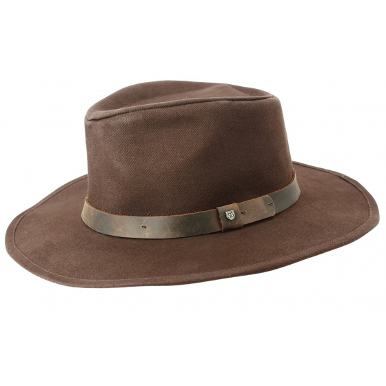 Thorpe II Cotton Brown Traveller Hat - Brixton