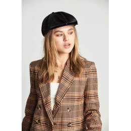 Women's Brood Cap Glossy Black - Brixton