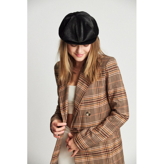 Women's Brood Cap Glossy Black - Brixton