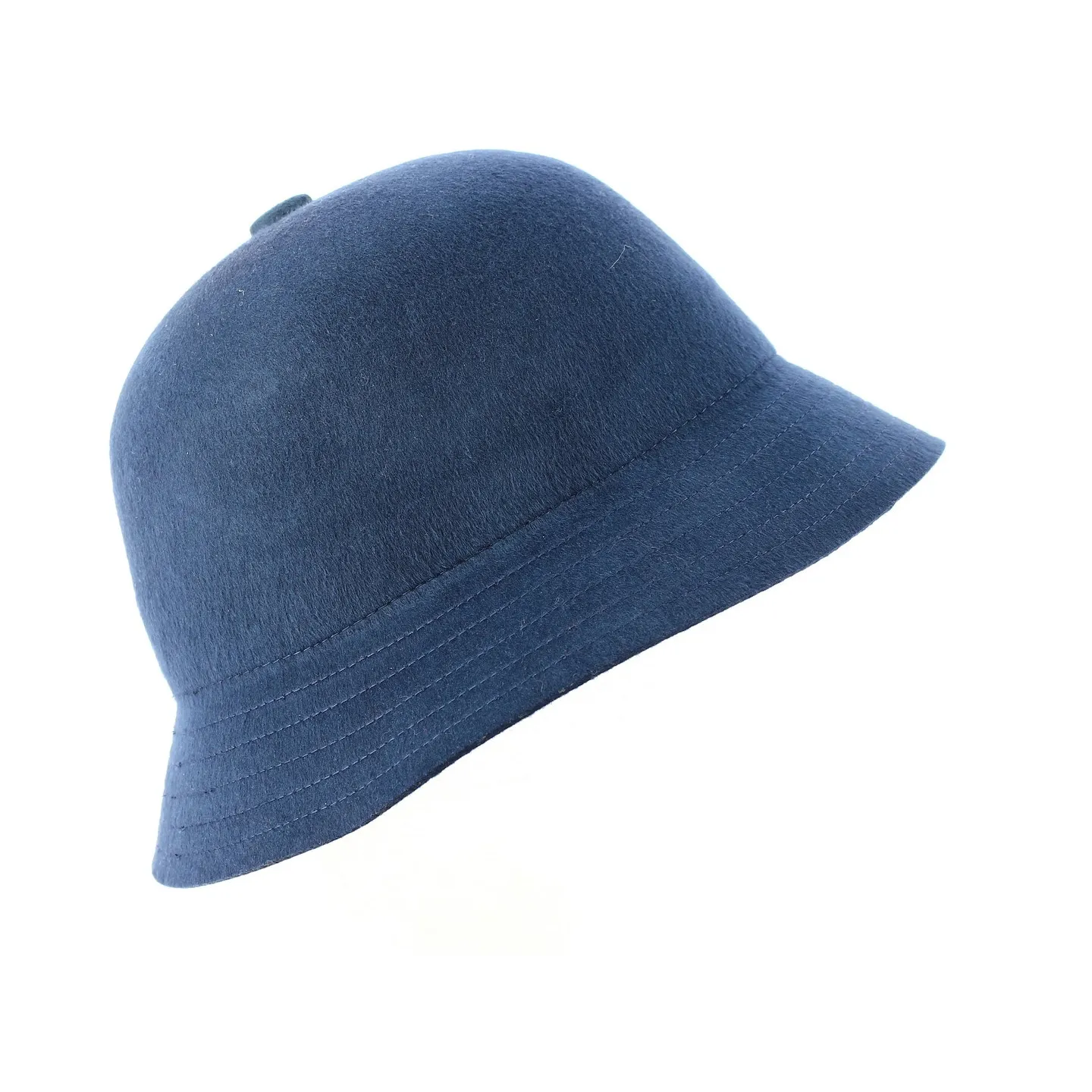 Essex Wool Felt Bucket Hat Navy - Brixton Reference: 9004 | Traclet Hat Shop