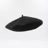 Classic Black French Beret - The French Beret Reference: 20 | Traclet Hat Shop
