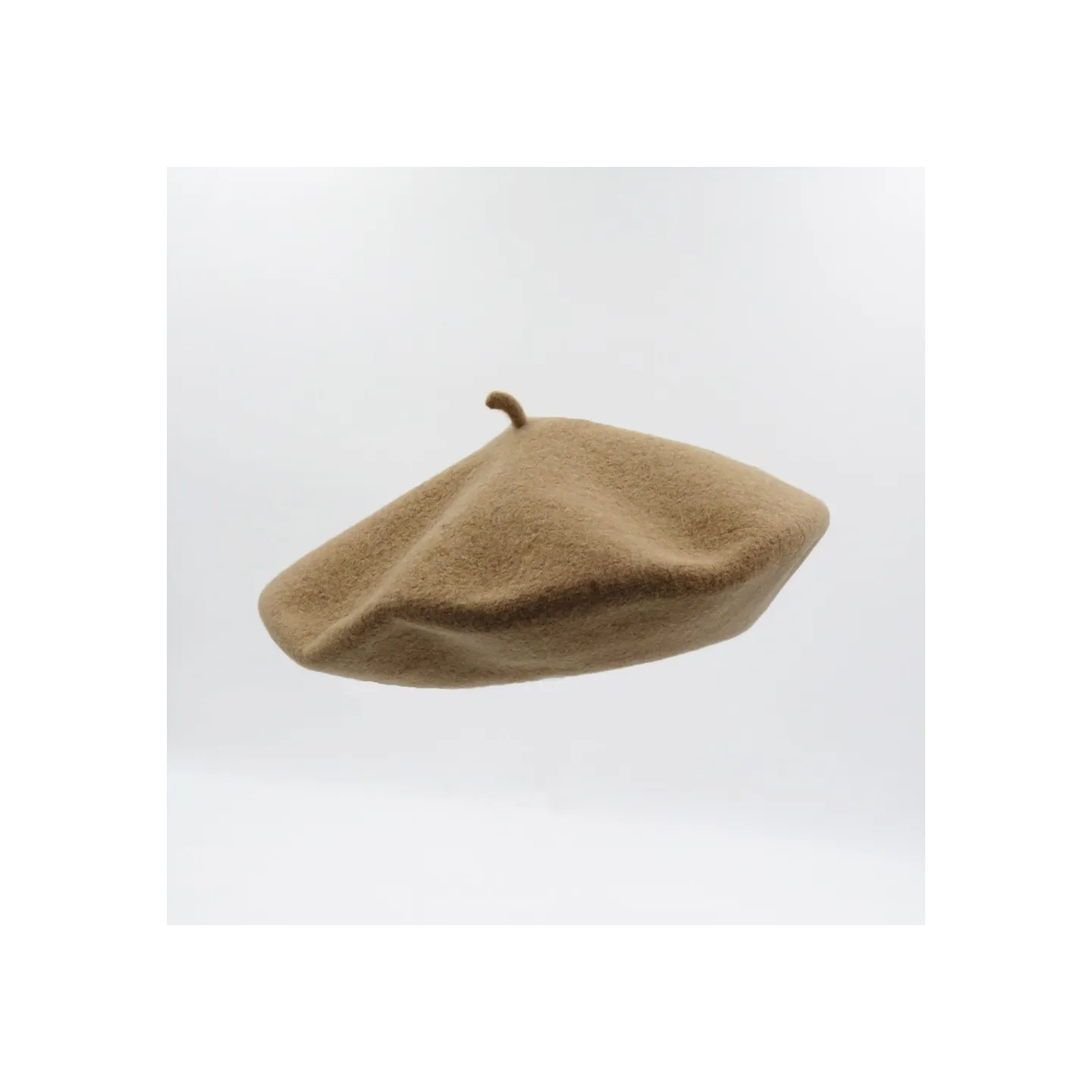Béret Classique Camel- Le Béret Français Reference : 5045 | Chapellerie Traclet