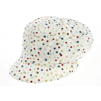 Manono Newsboy Cap Cotton Ecru Reversible - Mtm Reference: 9007 | Traclet Hatmakers