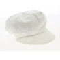Manono Newsboy Cap Cotton Ecru Reversible - Mtm