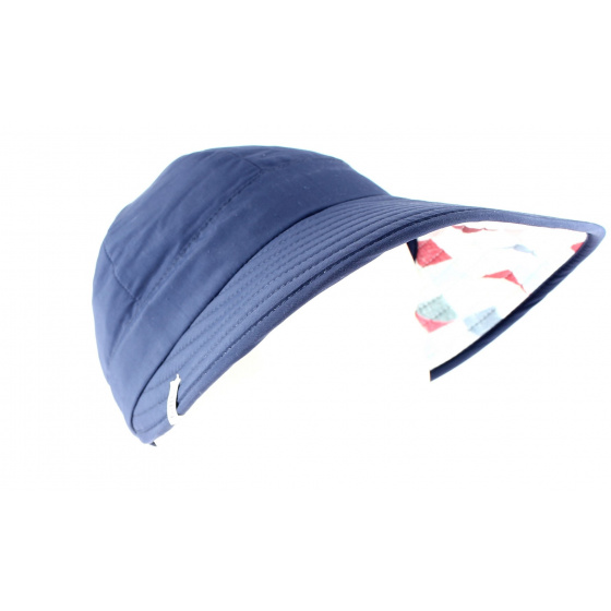 Navy UV Protection Sofia Visor Cap - Tralet