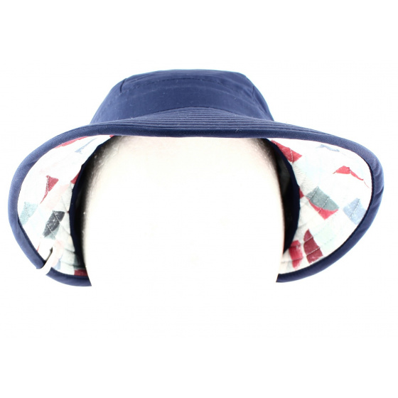 Navy UV Protection Sofia Visor Cap - Tralet