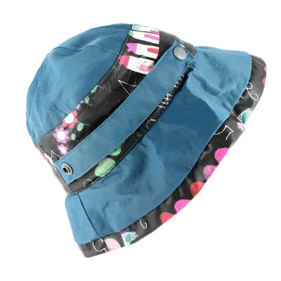 Teal Blue Foldable Rain Bucket Hat - Mtm Reference: 9045 | Traclet Hat Shop