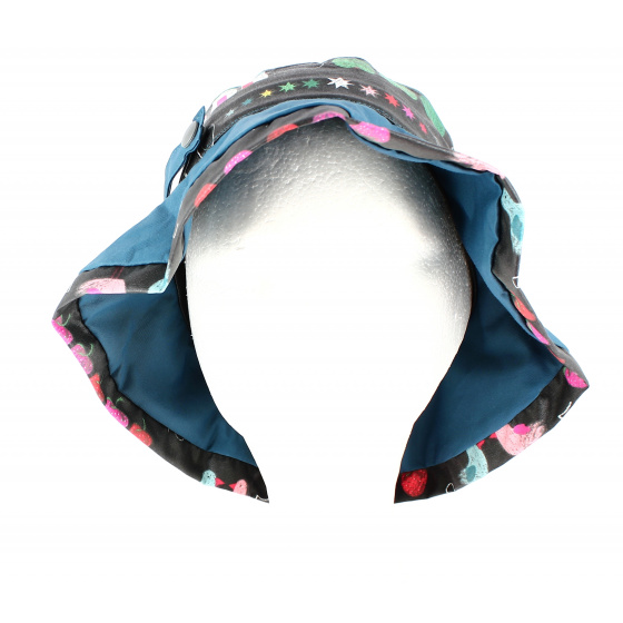 Bob de Pluie Acate Pliable Bleu Canard- Mtm