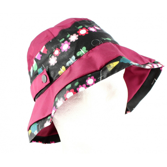 Acate Foldable Rain Bucket Hat Blackcurrant - MTM
