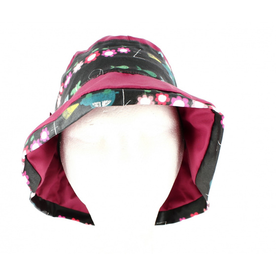 Acate Foldable Rain Bucket Hat Blackcurrant - MTM