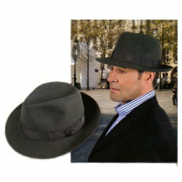 Chapeau fedora Bogarte Gris - Flechet