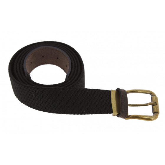 Braided Belt with Silver Buckle