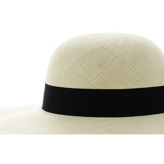 Large Natural Panama Wide-Brimmed Hat Large Natural Panama Wide-Brimmed Hat