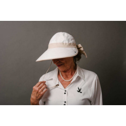 Casquette Visière Haute Protection Bauloise Beige- Soway