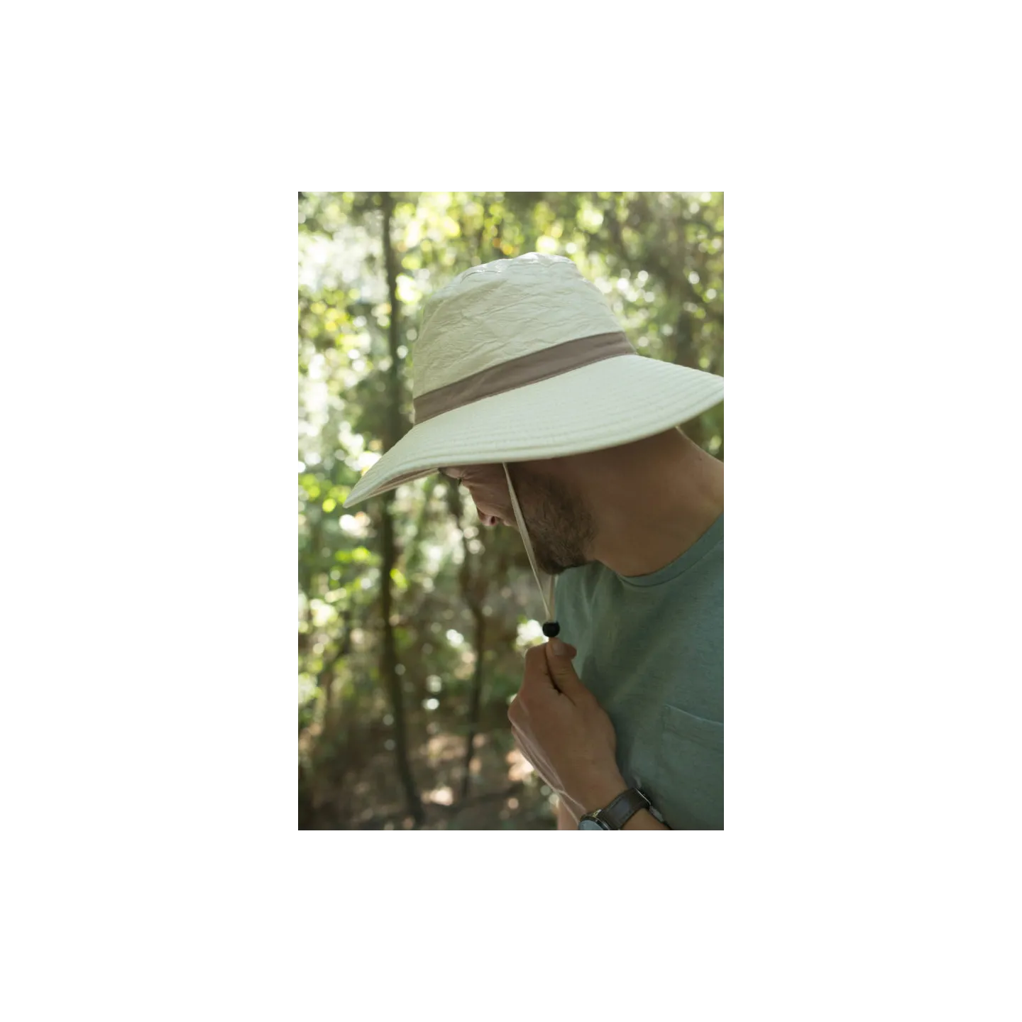 Chapeau Aventure Glatigny Beige & Taupe- Soway Reference : 9144 | Chapellerie Traclet