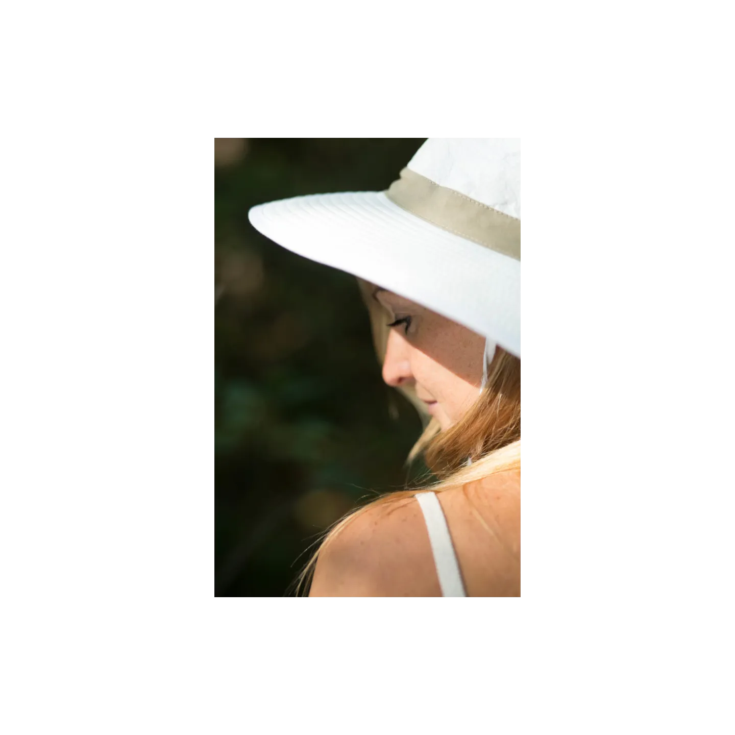 Chapeau Bob Naturel Asnelles Beige & Blanc - Soway Reference : 9146 | Chapellerie Traclet