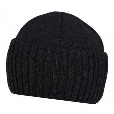 Anthracite Wool Cuffed Beanie - Traclet Reference: 9155 | Traclet Hat Shop