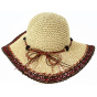 Anna wide-brimmed hat - fancy colors