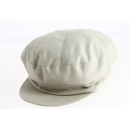 Naupiti Beige Newsboy Cap - Mtm