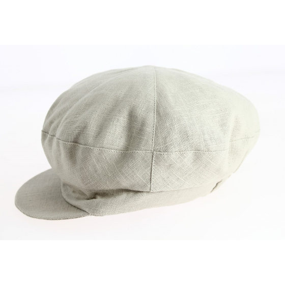 Naupiti Beige Newsboy Cap - Mtm