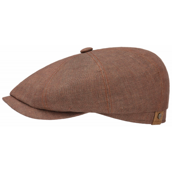 Hatteras Rust Linen Cap - Stetson 