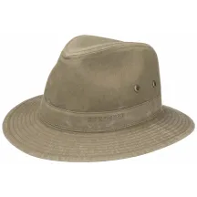 Stetson Virginia Organic Cotton Traveler Hat Khaki UPF 40+ Reference: 9185 | Traclet Hat Shop