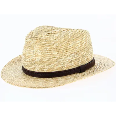Arnaud Woven Straw Traveller Hat - Traclet Reference: 2169 | Chapellerie Traclet