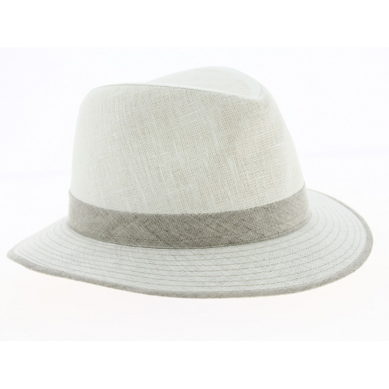 Chapeau Traveller Fouras Lin Crème & Beige- Traclet