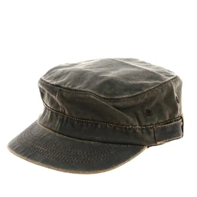 Casquette Army Marron- Dorfman Pacific Co Reference : 9218 | Chapellerie Traclet