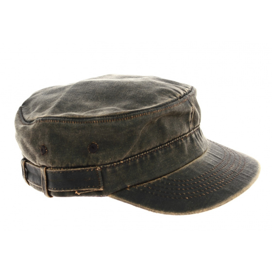 Casquette Army Marron- Dorfman Pacific Co Casquette Army Marron- Dorfman Pacific Co