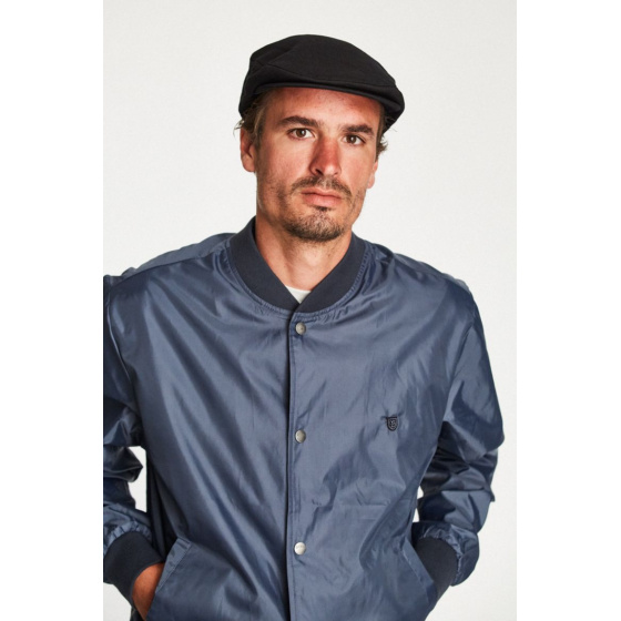 Black Hooligan Flat Cap - Brixton Black Hooligan Flat Cap - Brixton