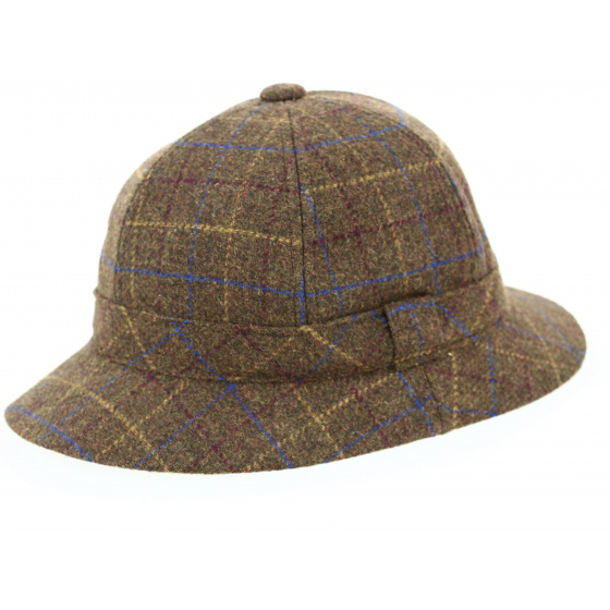 English Striker Bucket Hat in Brown Tweed