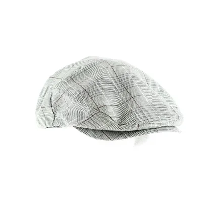 Gray Checkered Hooligan Cap - Brixton Reference: 9248 | Traclet Hat Shop