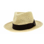Fedora Swindle Straw Hat Natural Paper - Brixton