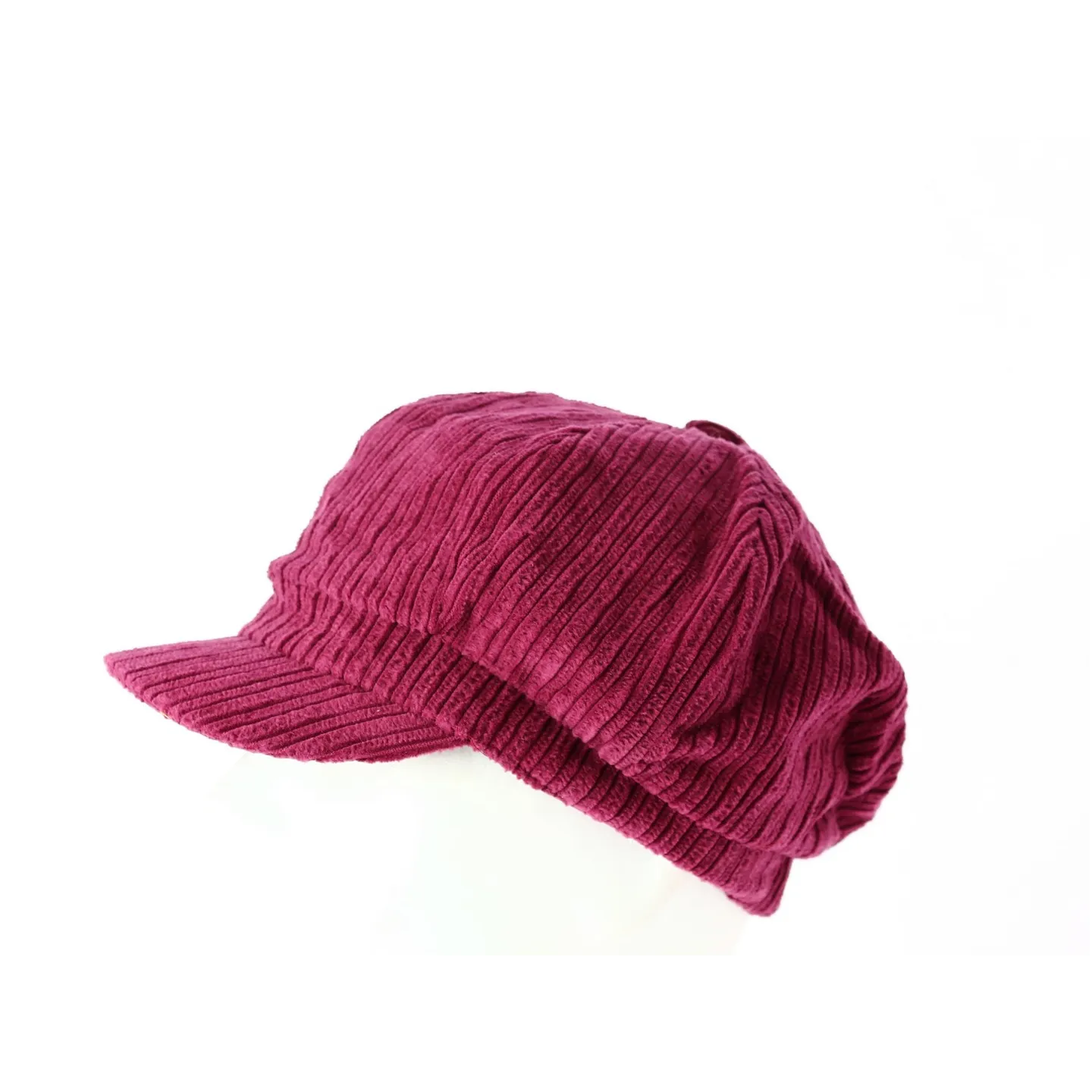 Burgundy Velvet Newsboy Cap - Traclet Reference: 8575 | Traclet Hat Shop