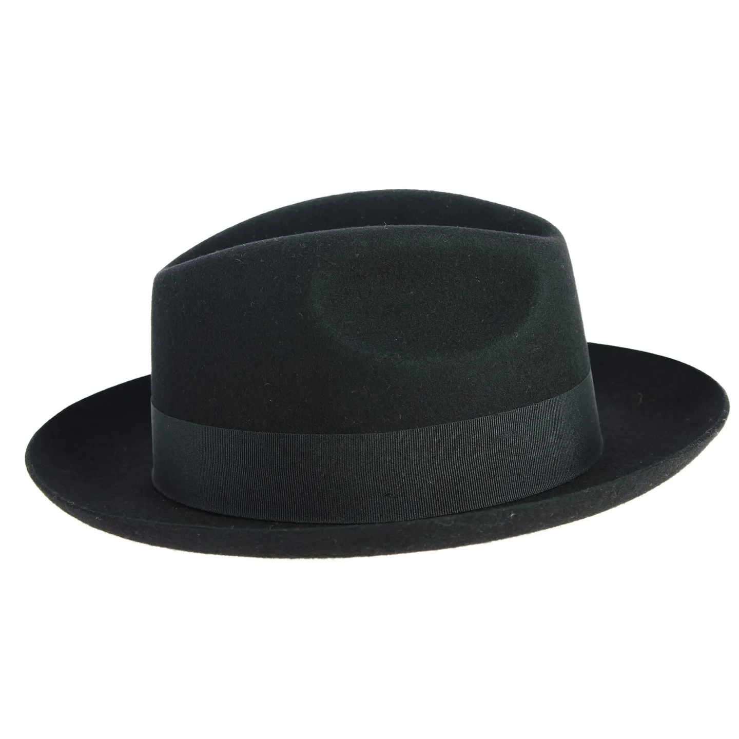 Chapeau Fedora Mayfair Feutre Laine Noir- Traclet  Reference : 9260 | Chapellerie Traclet