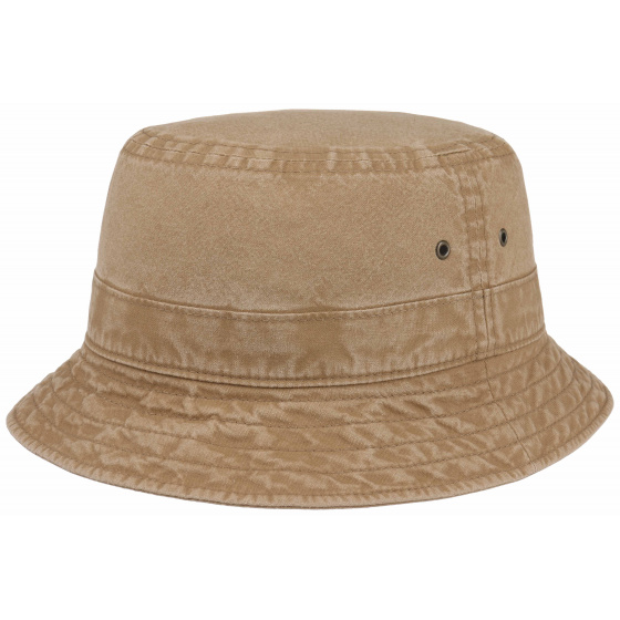 Organic Cotton Ros Bucket Hat in Sand - Stetson