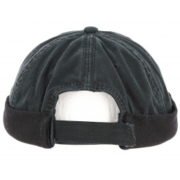 Black Cotton Docker Beanie Redon - Traclet