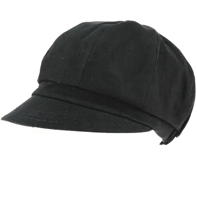 Paola Black Newsboy Cap - Traclet Reference: 7544 | Traclet Hatmakers
