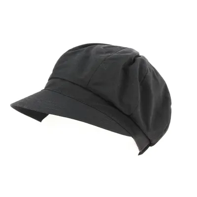 Tycia Black Newsboy Cap - Traclet Reference: 9266 | Traclet Hat Shop