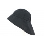 Renaud Black Waterproof Rain Hat - Traclet